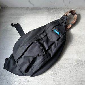 KAVU Original Rope Bag Sling Pack with Adjustable Rope Shoulder Strap